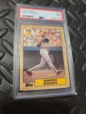 1987 Topps - Barry Bonds #320 (RC)   PSA 9