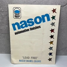 Nason Automotive Finishes Get Started Right Finishes Vintage Sample Paint Chip