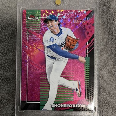 Topps Finest Rare Shohei Ohtani Los Angeles Dodgers Serial 193/250 Card
