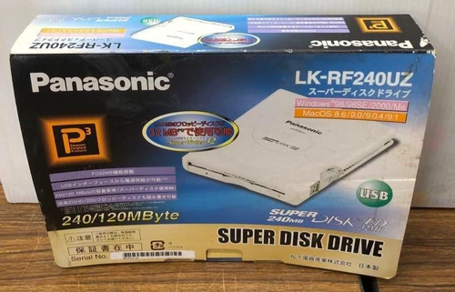 Panasonic LK-RF240U USB connection 240MB Super Disk Drive TESTED