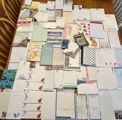 #ad Memo Pads Stationary Notepads Flowers Animals Seasons 5lb Huge Lot $6.00