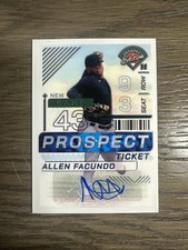 2024 Panini Prospect Edition Prospect Ticket #2 Allen Facundo Auto