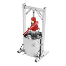 12L/3.17Gal Fruit Wine Press Machine, Stainless Steel Cheese Tincture Herb Fr...