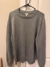 J. CREW - Men s Heritage Pullover Cotton Knit Sweater - Good condition - Size XL