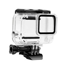 148FT/45M Waterproof Housing Case  Double LOCK  Hero 7 White/Silver Dive Case