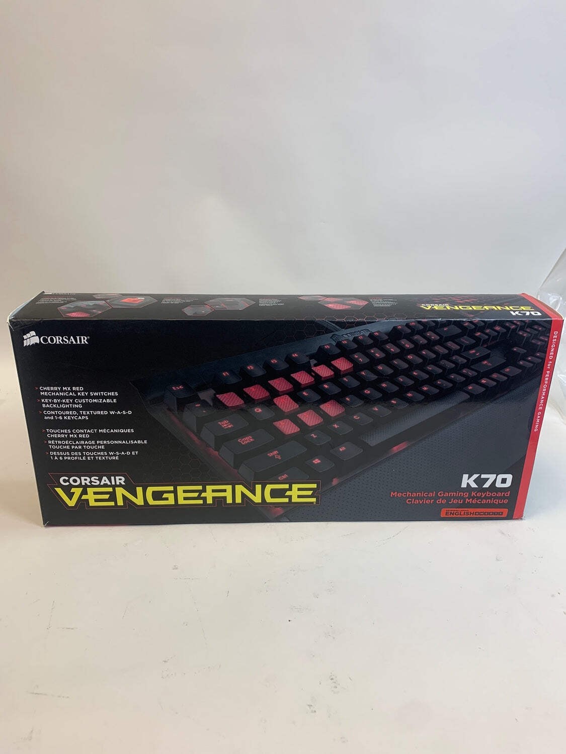 Corsair Vengeance K70 Black Mechanical Gaming Keyboard For PC
