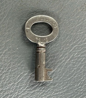Antique Key Eagle Lock Co. #73Y2 Hollow Barrel Skeleton Key. Lock Key Trunk Etc.
