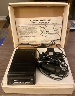 Bel Technology Commander 3000 3 Band Radar Detector Model 941C