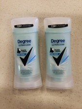2 Degree Antiperspirant Deodorant Black White Pure Clean 2.6oz Each Exp 2/26 NEW