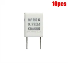 10Pcs Non-Inductive Resistor 0.22R 220Mr 5W+/-10% New Ic bx