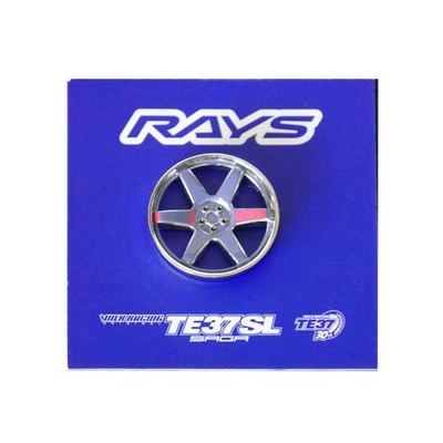 RAYS x Leen Customs TE37 30th Anniversary Pin Badge - TE37 SL Pressed Graphite