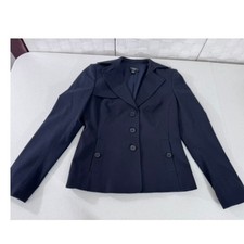 NEW "Ann Taylor" Navy Blazer,Office Wear,Secretary, Librarian,SZ 0P, Old Money