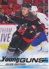 2019-20 Upper Deck Young Guns #498 Julien Gauthier - Rookie
