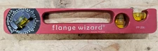 Pocket Pro Level, 9 in L, 3 Vials, Anodized Aluminum Flange Wizard PP200 Red