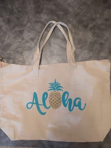 Sac fourre tout toile GG Aloha neuf avec étiquette
