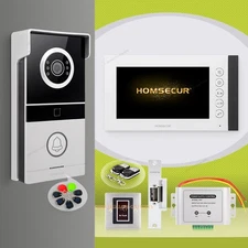 HOMSECUR Video Door Phone Intercom Doorbell Card Access Night Vision Door Unlock