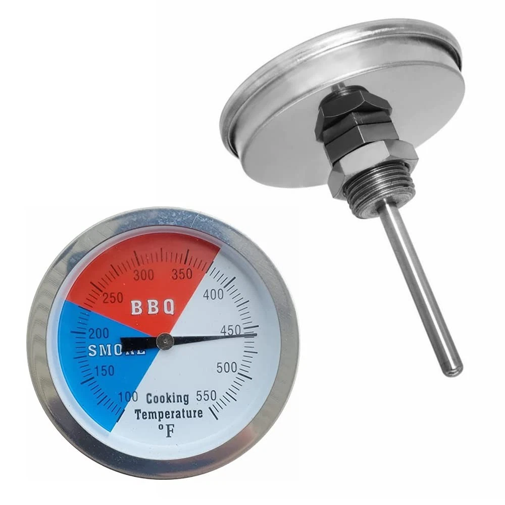 2 Pack BBQ Grill Temperature Gauge, 3 inch Dial Face Blue, Red, Silver, White
Opens in a new window