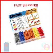 100PCS Wire Connectors Nuts Electric Wire Caps Insulating Insert Twist Electrica