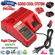 Battery Charger For-Milwaukee M 18 18V 48-59-1812 Lithium18 Volt 1860 48-11-1860