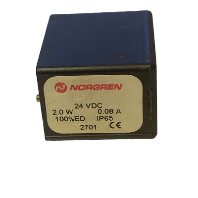 Norgren 2701 24VDC Magnetventil 2,0W 0,08A Pneumatik Hydraulik''.