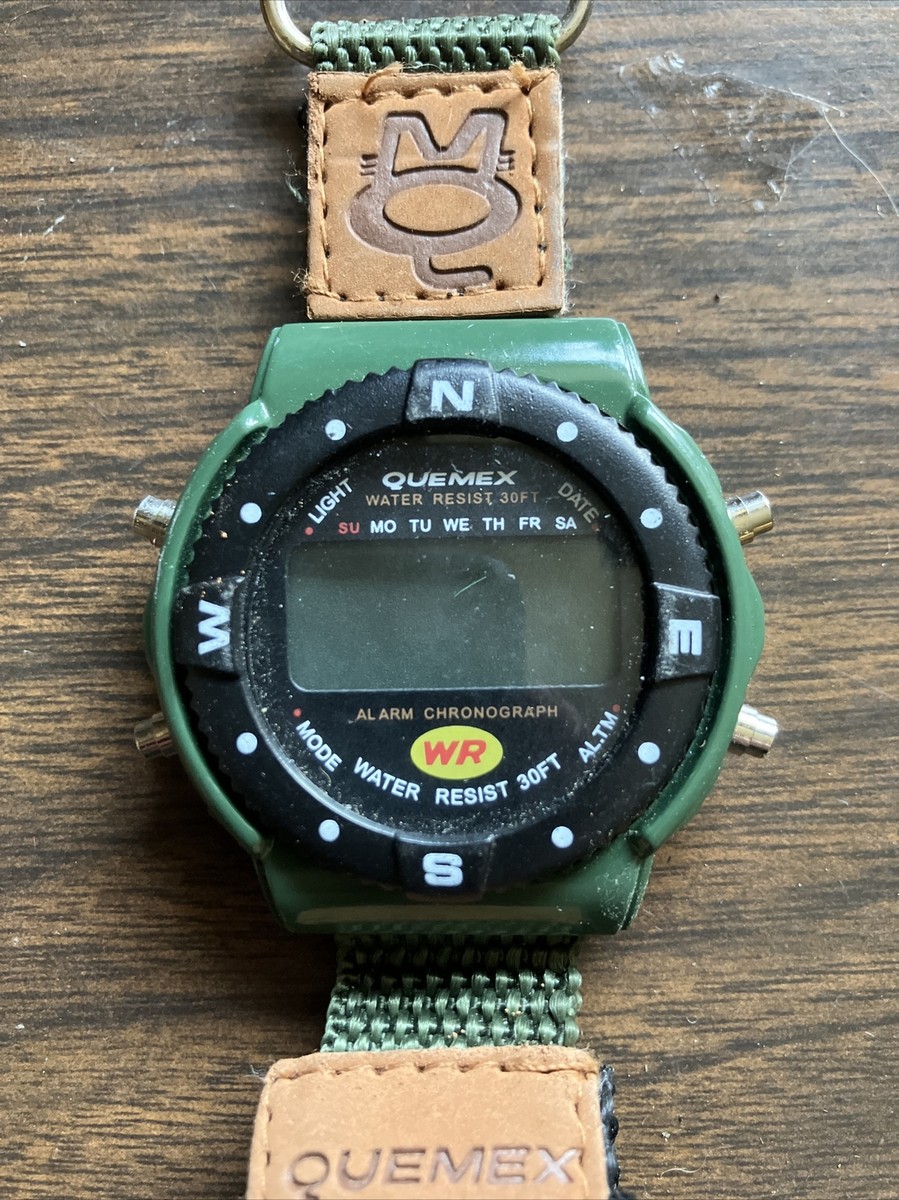 Vintage Quemex Crazy Time Fun Party Watch 18k RGP QUEMEX Cocktail Watch. New Battery and Strap Custom  main image 2