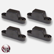 4 x Rubber Top Hat Buffer Door Bump Stop Trailer Truck Horsebox Tailboard Lift