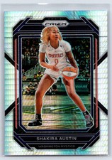 2023 Panini Prizm WNBA Shakira Austin #70 Hyper Washington Mystics