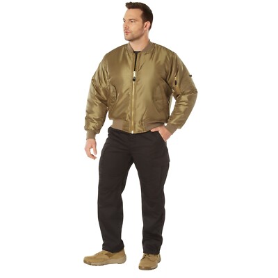 Rothco MA-1 Flight Jacket - Coyote Brown Military Style Flight