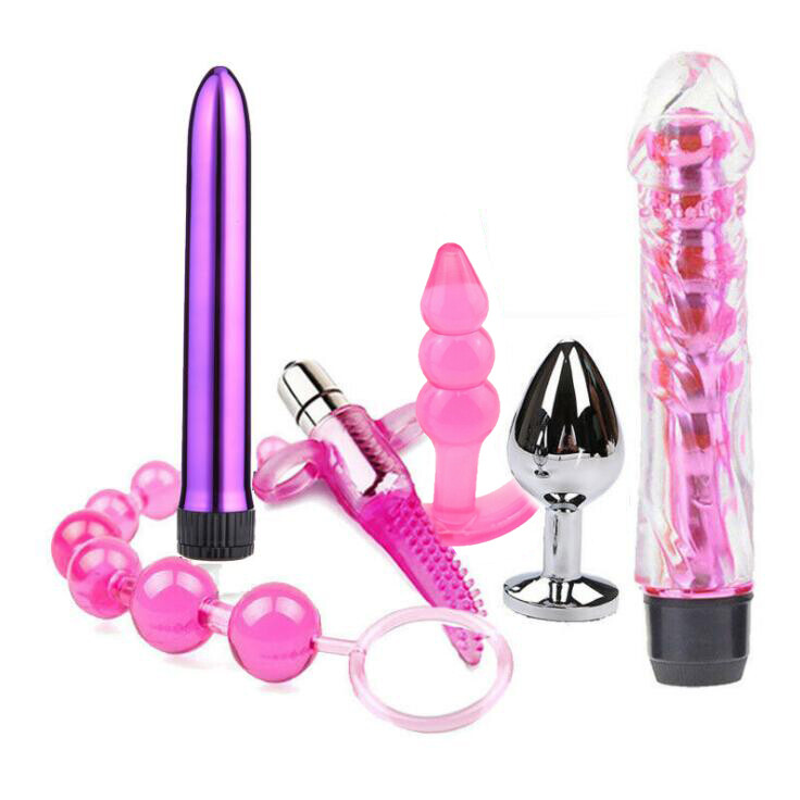 faux garter belt leggings Royal Rabbit Kit ~ Thrusting Vibrator Cock Ring Anal Beads Couples Sex Toy  Set main image 1