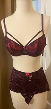 Escante 4-Piece Set Plum/Fuchsia NEW Size Large  see description 