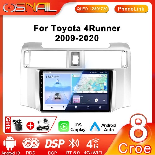 For Toyota 4Runner 5 N280 2009-2020 CarPlay Car Radio GPS Video Player Screen - Picture 2 of 16