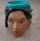 Disney POCAHONTAS & Flit 3D Cup Mug Applause 90s Vintage Rare Great Condition — photo 1