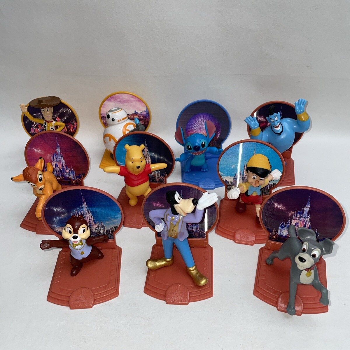 Lot Of 10 McDonald's Happy Meal Toys Disney 50th Anniversary