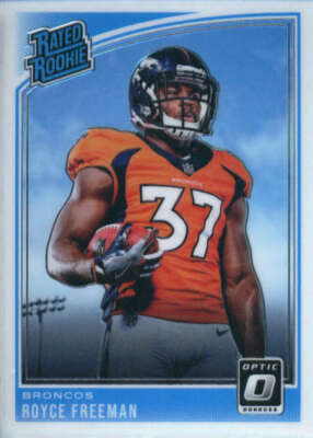Royce Freeman 2018 Donruss Optic #173 RC Broncos Rated Rookie