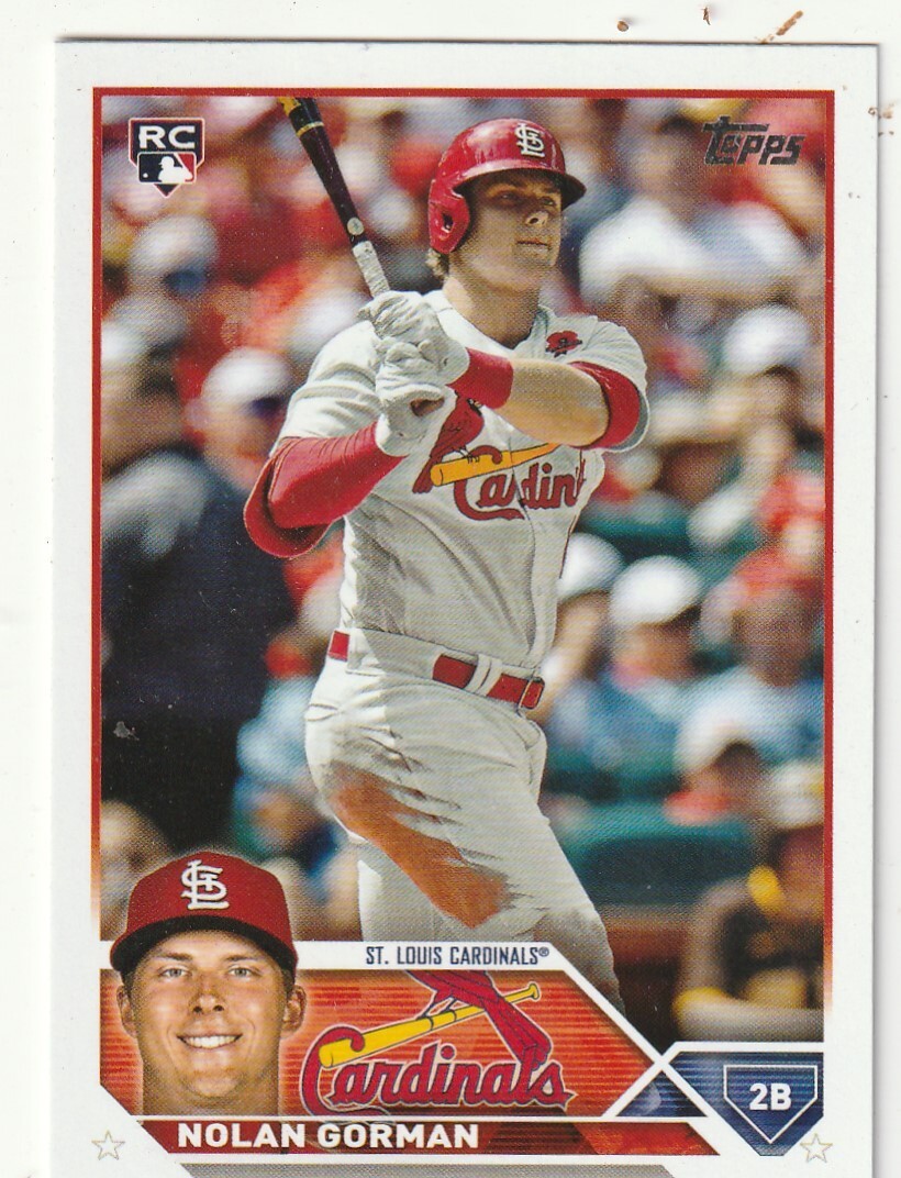 2023 Topps Nolan Gorman RC 16 St Louis Cardinals