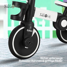 FableKids® Dreirad 7in1 Kinderdreirad Laufrad Lernrad Kinder Lenkstange Fahrrad
