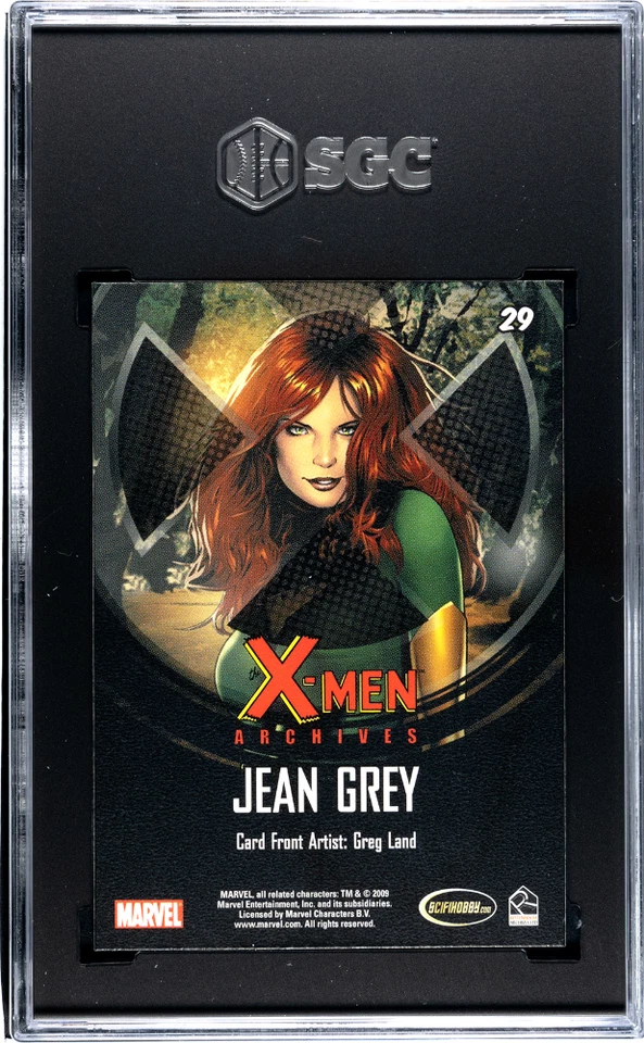 2009 Rittenhouse X-Men Archives #29 Jean Grey SGC 10 !!! POP 1 !!! - Image 2 of 2