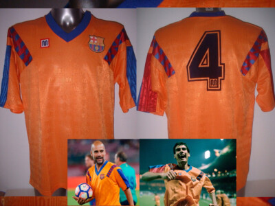 Barcelona Meyba Guardiola XL Retro Shirt Jersey Football New Top