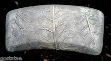 Leaf  bench top concrete mold plaster concrete mould 30" x 15"W x 2" thick