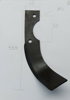 Agria Farmstar Hackmesser Fräsmesser rechts 454131