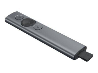 Logitech Spotlight Kabellose Präsentationsfernbedienung, 2,4 GHz und Bluetooth, Digital