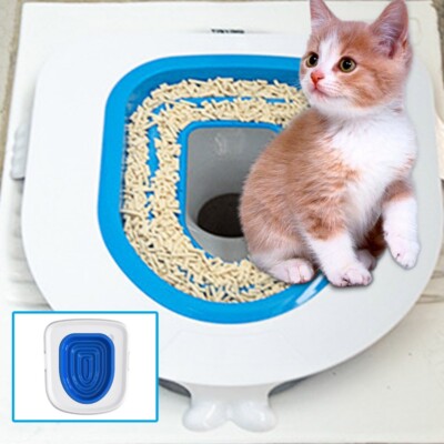 Litter Mat Toilet Seat Cat Litter Tray Cat Toilet Trainer Cat