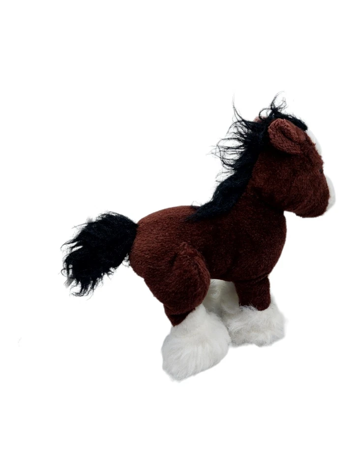 Ganz Webkinz Clydesdale Horse Stuffed Animal Plush HM139 Collectible No Code - Image 4 of 4
