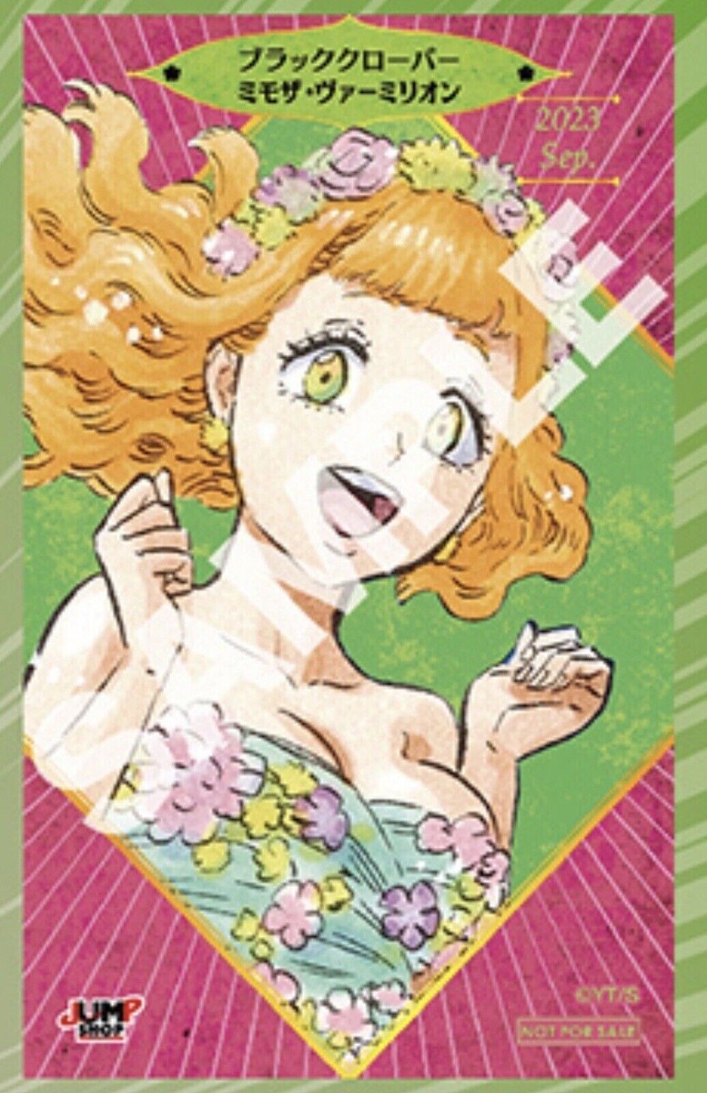 ◆ mimosa Black Clover Mimosa Vermillion Jump Shop Mini Bromide Japan