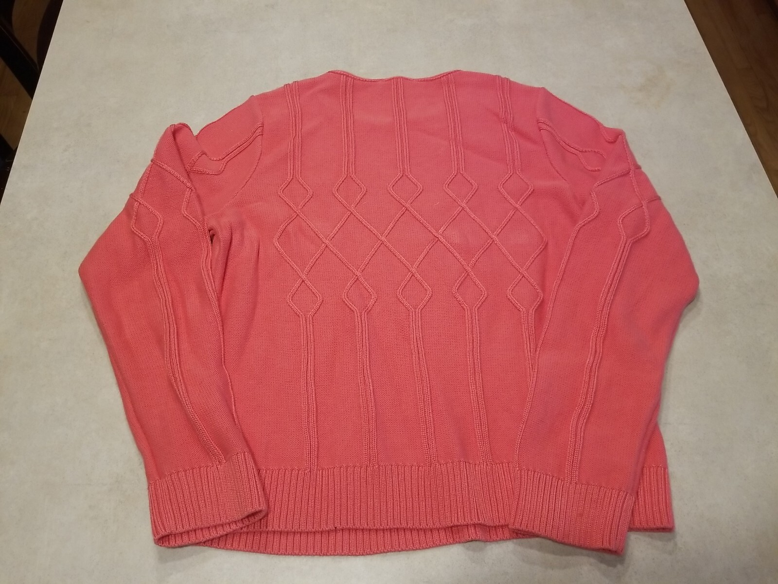 Pendleton Petite Large Cable Knit Long Sleeve Swe… - image 4