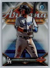 2018 Bowman Chrome #AFL-MB Matt Beaty 2017 AFL Fall Stars *DO