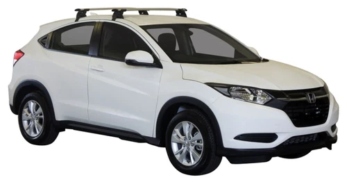 2xSilver Cross bar / Roof rack for Honda HRV 2015 - May 2022 - Fits nake roof - Picture 3 of 5