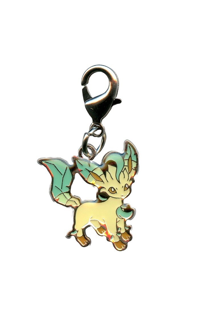 Leafeon 470 Key Chain CHARM National Pokedex Pokemon Center Japan