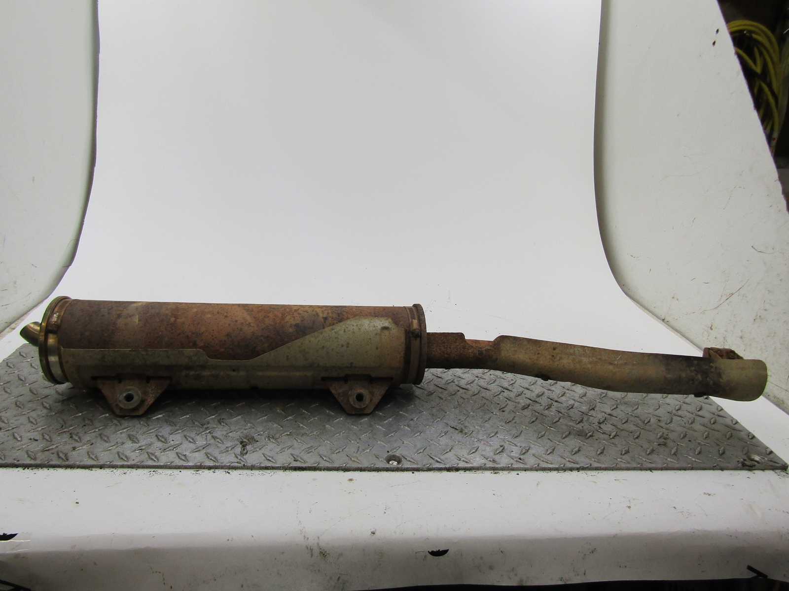 2007 YAMAHA GRIZZLY 450 EXHAUST PIPE MUFFLER eBay