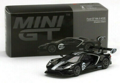 Mini GT x MiJo Shadow Black Ford GT MK II #006 1:64 Scale Diecast